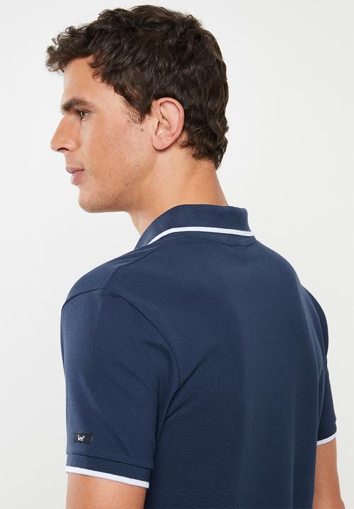 Lee  - Icon polo - navy & white