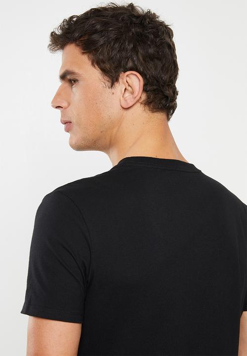 GUESS - Basic abstract logo tee - black