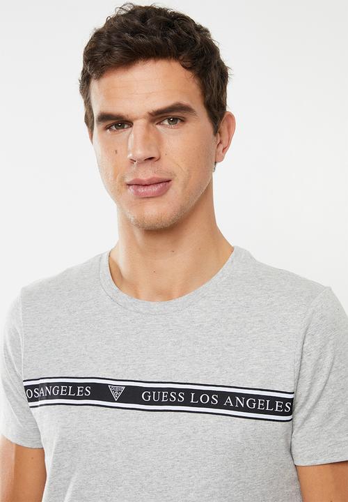 GUESS - Guess stripe tee - grey