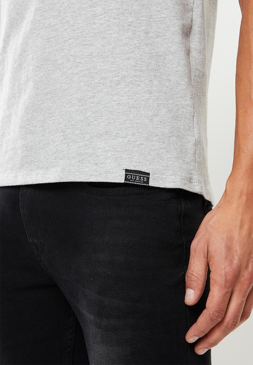 GUESS - Guess stripe tee - grey
