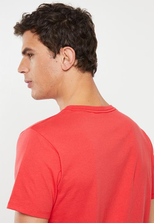 GUESS - Triangle short sleeve tee - red