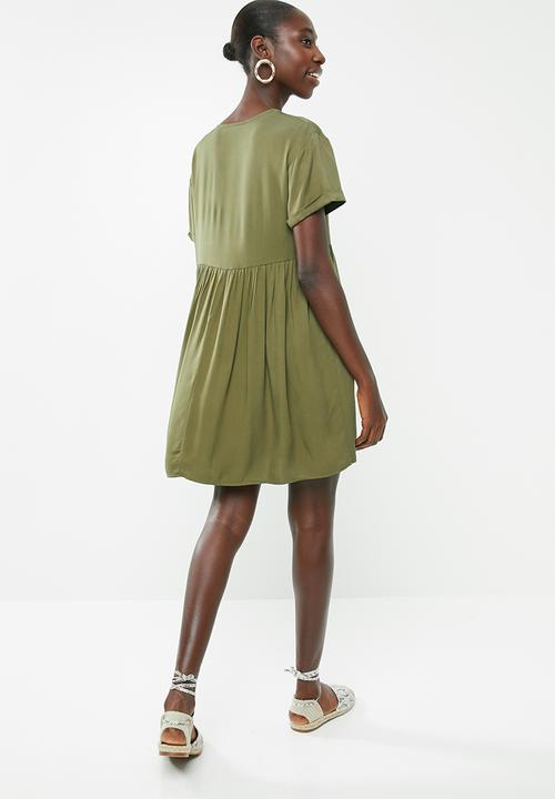 Superbalist - Babydoll dress - green