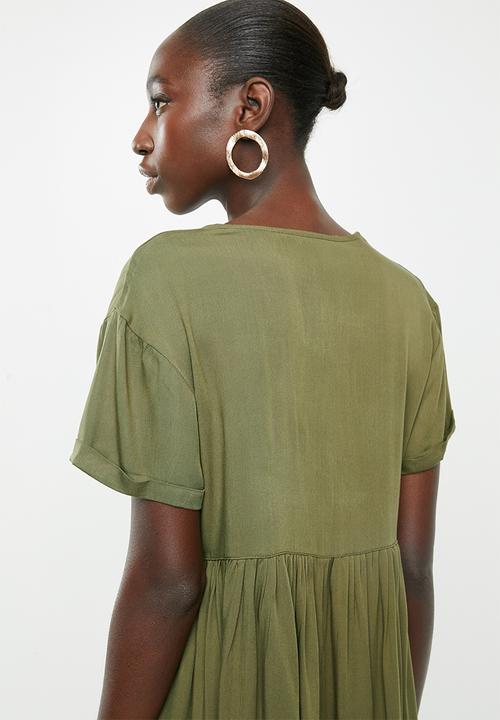 Superbalist - Babydoll dress - green
