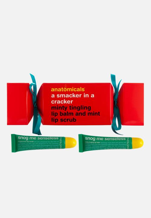 anatomicals - Smacker in a cracker - lip balm & scrub set