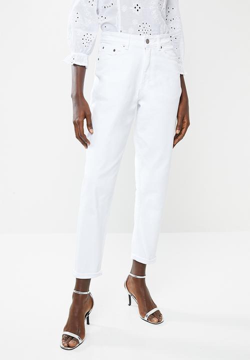 Superbalist - Comfort stretch mom jeans - white