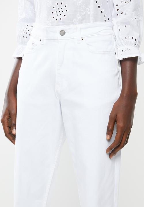 Superbalist - Comfort stretch mom jeans - white