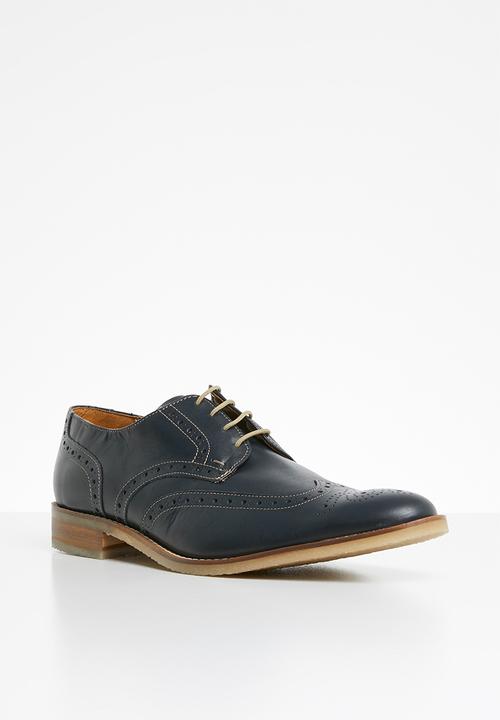 Watson - Adam leather brogue - navy