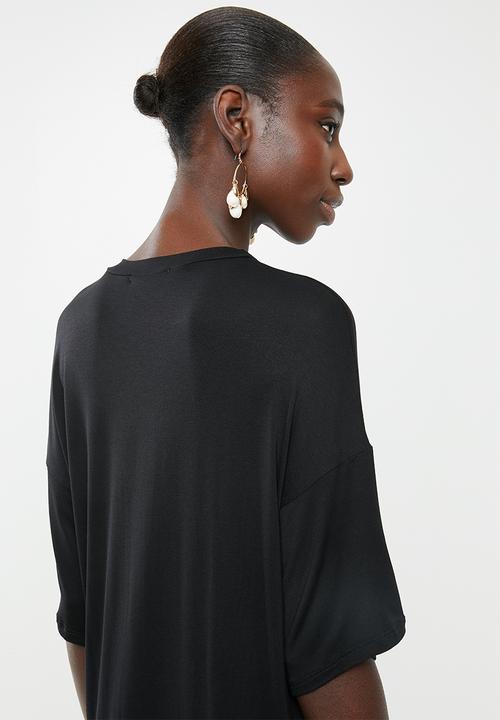 Superbalist - T-shirt dress - black