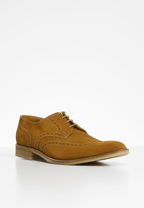 Watson - Adam suede brogue - brown