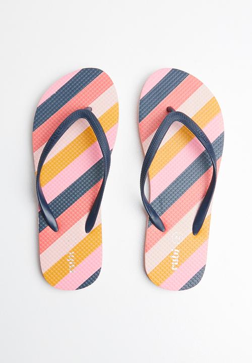 Cotton On - Rubi thong  2 pack bundle - navy & pink