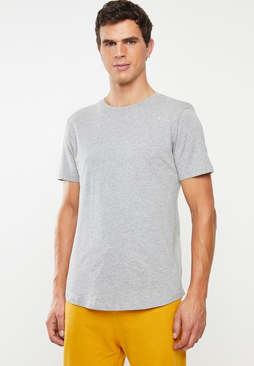 Superbalist - Longline curved hem short sleeve 3 pack tees - multi