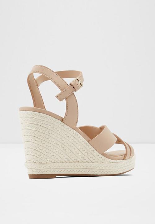 ALDO - Alaredda leather heel - beige