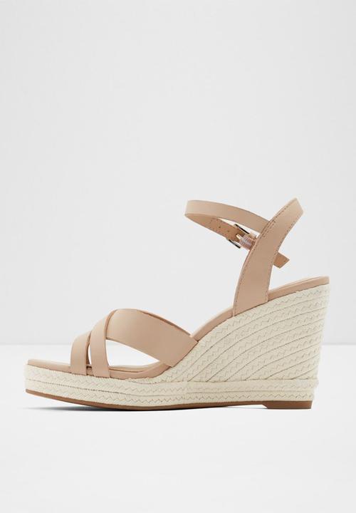 ALDO - Alaredda leather heel - beige
