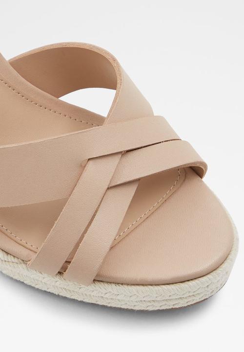 ALDO - Alaredda leather heel - beige