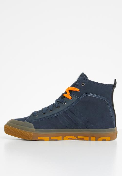 Diesel  - S-astico mc logo - sneaker mid - midnight navy