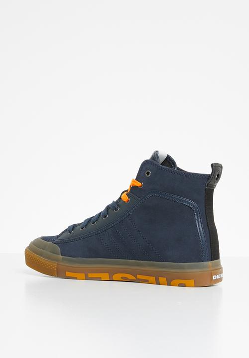 Diesel  - S-astico mc logo - sneaker mid - midnight navy