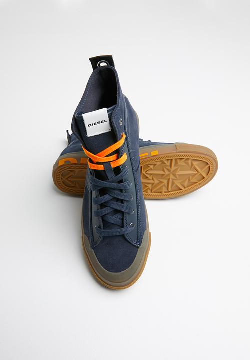 Diesel  - S-astico mc logo - sneaker mid - midnight navy
