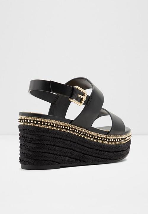 ALDO - Ladolian leather heel - black