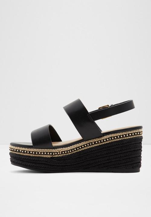 ALDO - Ladolian leather heel - black