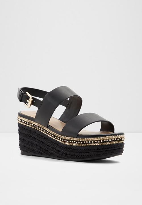 ALDO - Ladolian leather heel - black
