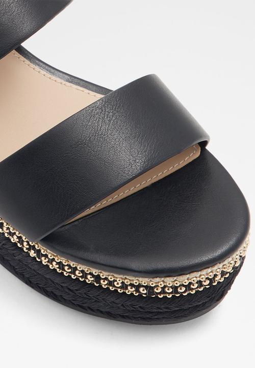 ALDO - Ladolian leather heel - black