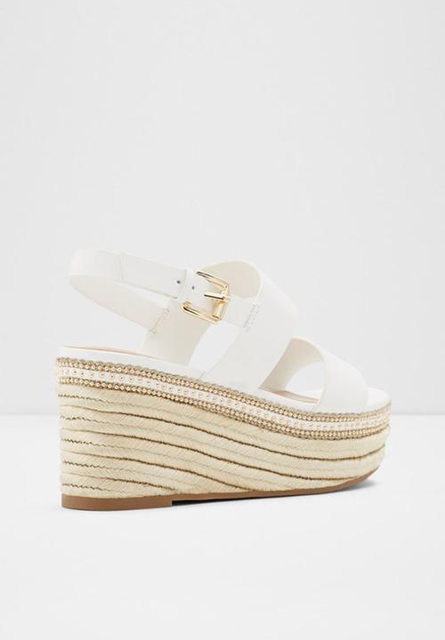 ALDO - Ladolian leather heel - white