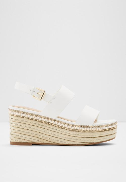 ALDO - Ladolian leather heel - white