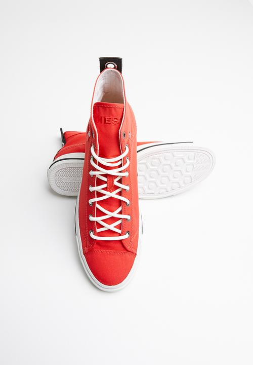 Diesel  - Exposure i - sneaker mid - fiery red