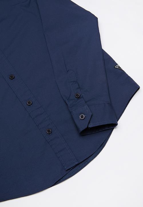 GUESS - Teens core woven shirt - navy