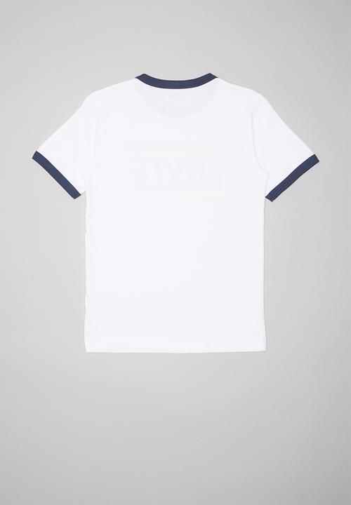 Levi’s® - Levi's boys racing tee - white & navy 