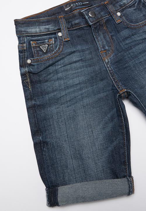 GUESS - Boys shorts - dark wash blue