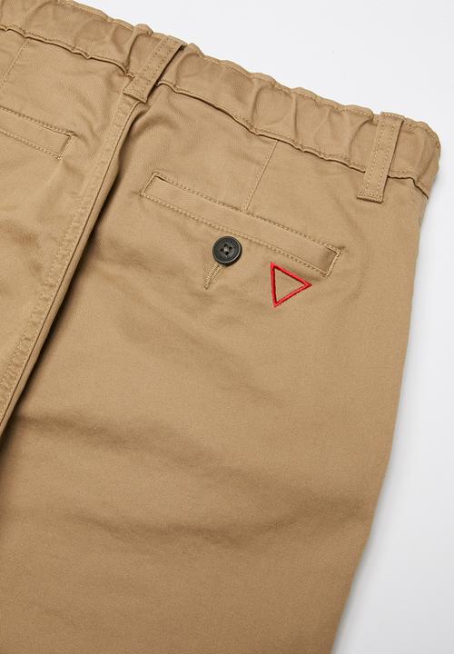 GUESS - Guess teens chino shorts - brown