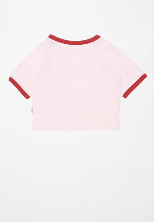 Levi’s® - Graphic cropped ringer tee - pink