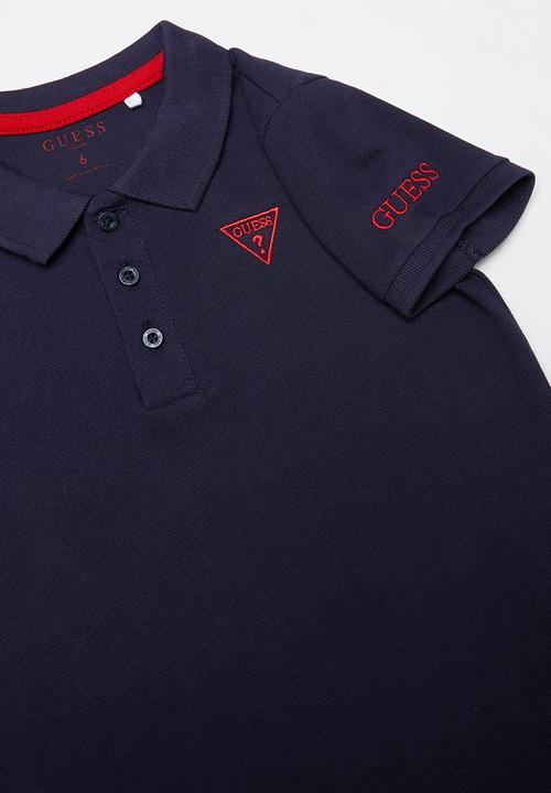 GUESS - Short sleeve guess core polo - navy