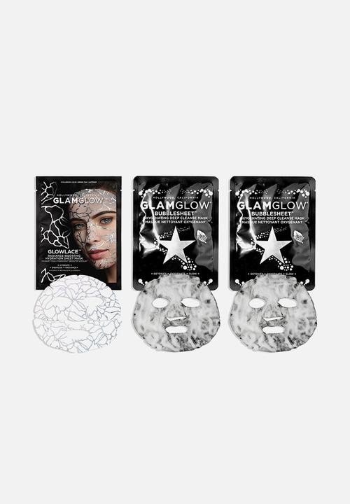 GLAMGLOW - Selfie-approved Sheet Mask Trio Set: Cleanse + Glow