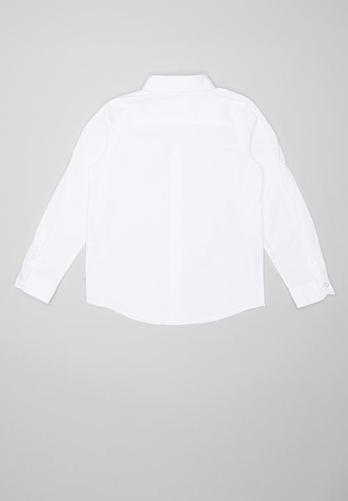 GUESS - Guess core woven shirt - white