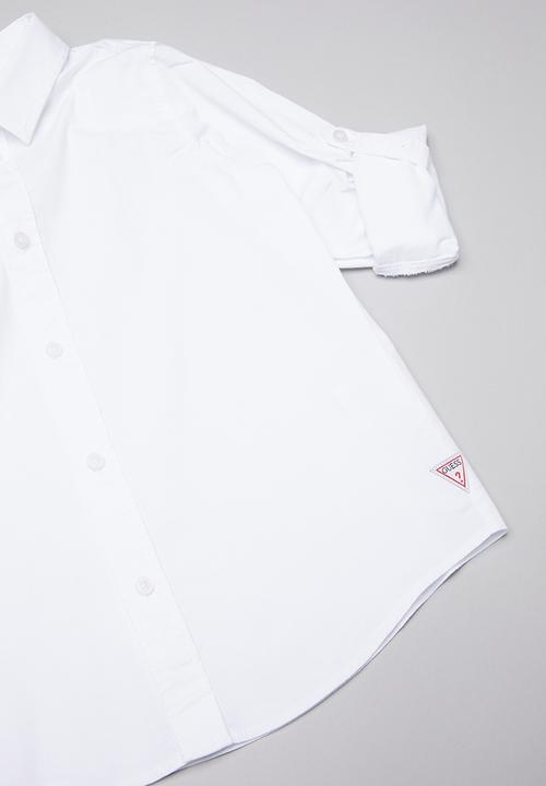 GUESS - Guess core woven shirt - white