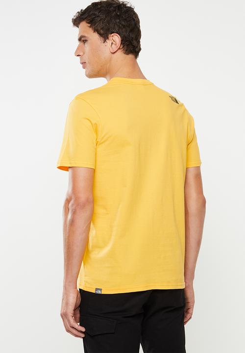 The North Face - Easy short sleeve tee - yellow & black