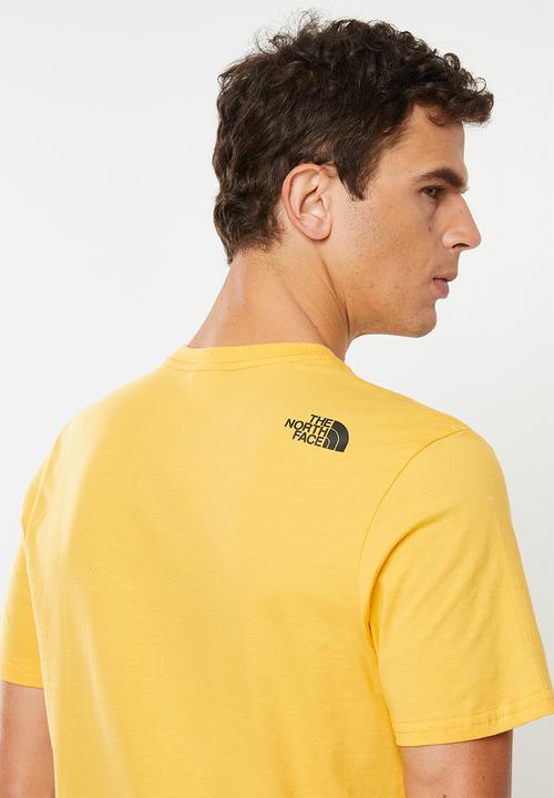 The North Face - Easy short sleeve tee - yellow & black
