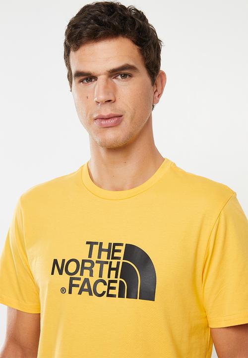 The North Face - Easy short sleeve tee - yellow & black