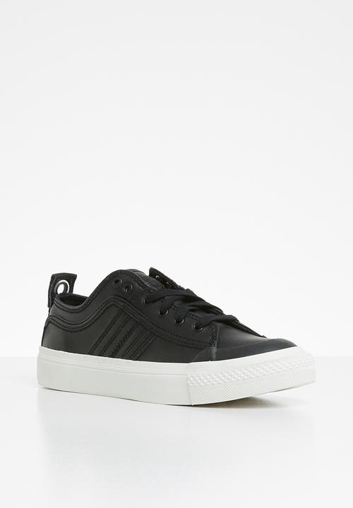 Diesel  - S-astico low lace -  black mono