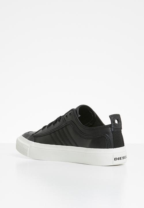 Diesel  - S-astico low lace -  black mono