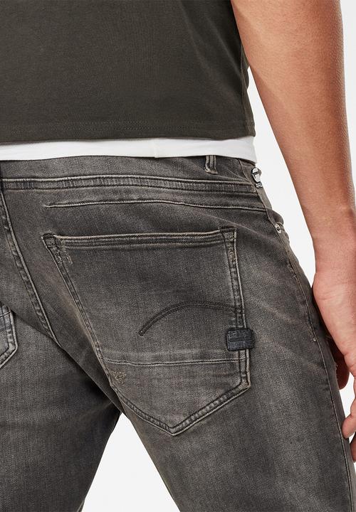 G-STAR - D-staq 5-pkt slim jeans - antic faded ash destroyed