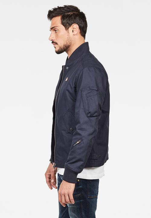 G-STAR - Stadial bomber jackets  - mazarine blue
