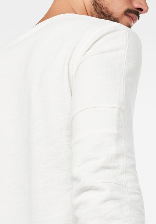G-STAR - Motac grandad r t long sleeve t-shirts - milk