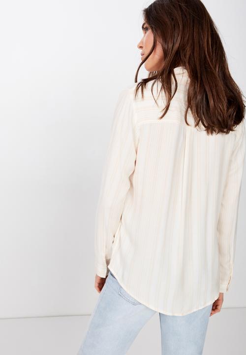Cotton On - Rachel everyday shirt  - peach