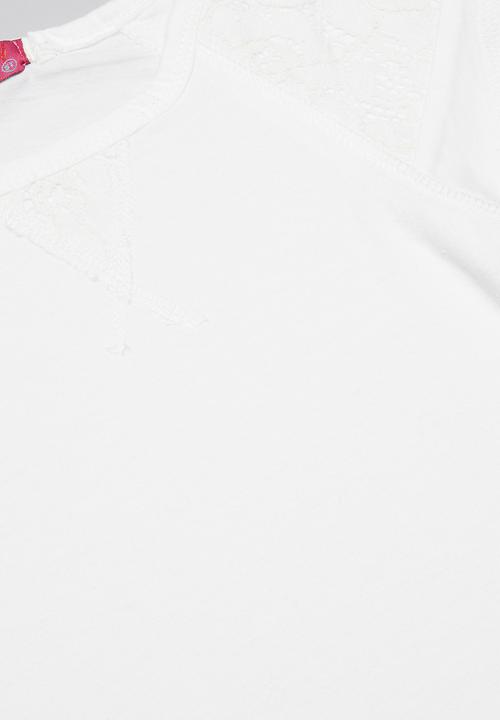 Pop Candy - Girls short sleeve tee - white