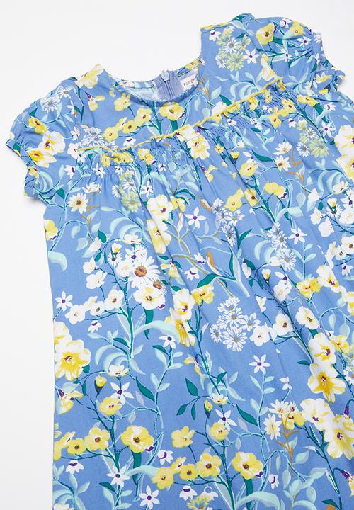 Pop Candy - Printed floral dress - blue