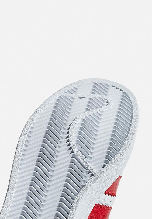 adidas Originals - Superstar - ftwwht/scarle/ftwwht