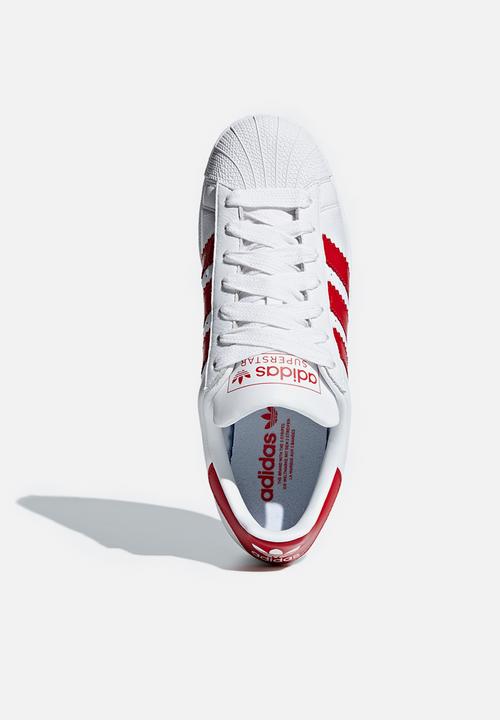 adidas Originals - Superstar - ftwwht/scarle/ftwwht